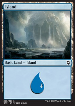 Island (V.1) - Commander 2018 (Land) [C18-296]
