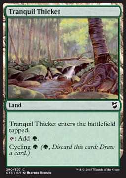 Tranquil Thicket - Commander 2018 (Common) [C18-290]