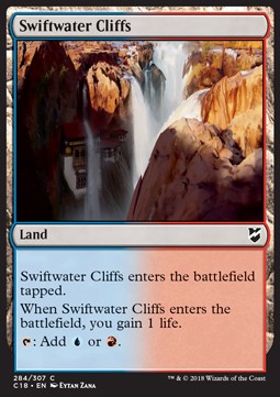 Swiftwater Cliffs - Commander 2018 (Common) [C18-284]