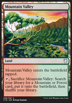 Mountain Valley - Commander 2018 (Uncommon) [C18-268]