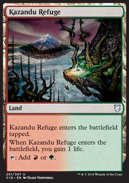 Kazandu Refuge - Commander 2018 (Uncommon) [C18-261]