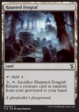 Haunted Fengraf - Commander 2018 (Common) [C18-254]