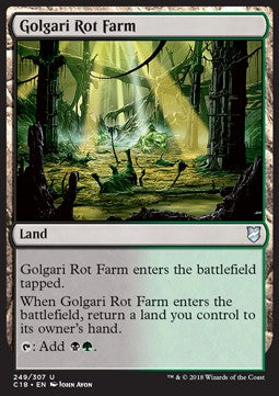 Golgari Rot Farm - Commander 2018 (Uncommon) [C18-249]