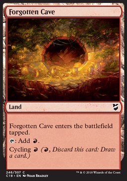 Forgotten Cave - Commander 2018 (Common) [C18-246]