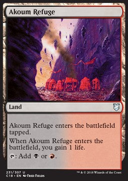 Akoum Refuge - Commander 2018 (Uncommon) [C18-231]