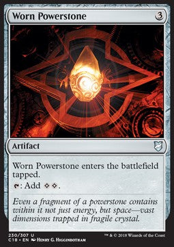 Worn Powerstone - Commander 2018 (Uncommon) [C18-230]