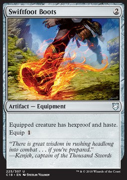 Swiftfoot Boots - Commander 2018 (Uncommon) [C18-225]