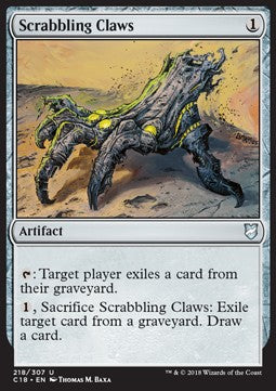 Scrabbling Claws - Commander 2018 (Uncommon) [C18-218]