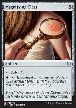 Magnifying Glass - Commander 2018 (Uncommon) [C18-208]