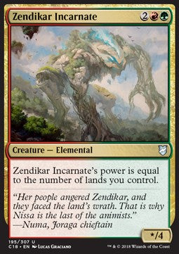 Zendikar Incarnate - Commander 2018 (Uncommon) [C18-195]