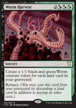 Worm Harvest - Commander 2018 (Rare) [C18-194]