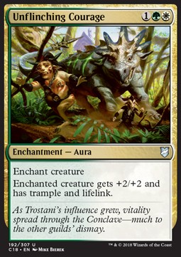 Unflinching Courage - Commander 2018 (Uncommon) [C18-192]
