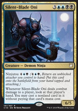 Silent-Blade Oni - Commander 2018 (Rare) [C18-191]
