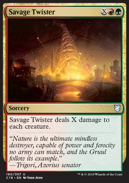 Savage Twister - Commander 2018 (Uncommon) [C18-190]
