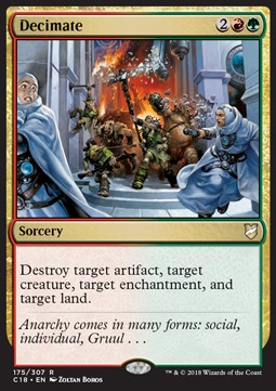 Decimate - Commander 2018 (Rare) [C18-175]