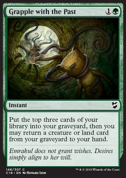 Grapple with the Past - Commander 2018 (Common) [C18-148]