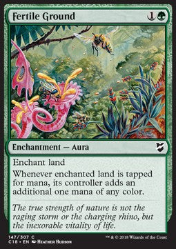 Fertile Ground - Commander 2018 (Common) [C18-147]