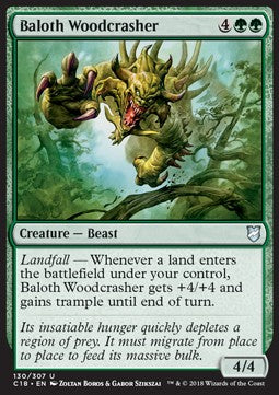 Baloth Woodcrasher - Commander 2018 (Uncommon) [C18-130]