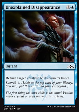 Unexplained Disappearance - Guilds of Ravnica (Common) [GRN-56]