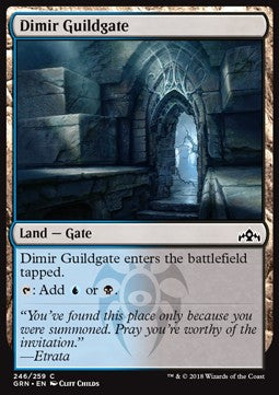 Dimir Guildgate (V.2) - Guilds of Ravnica (Common) [GRN-246]