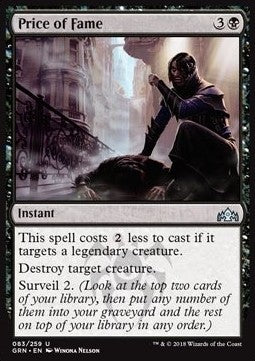 Price of Fame - Guilds of Ravnica (Uncommon) [GRN-83]