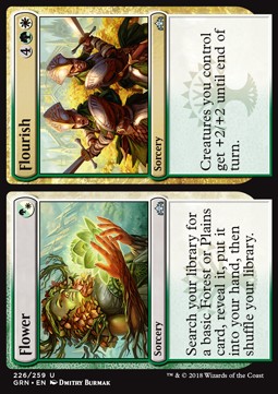 Flower // Flourish - Guilds of Ravnica (Uncommon) [GRN-226]