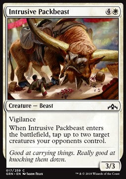 Intrusive Packbeast - Guilds of Ravnica (Common) [GRN-17]
