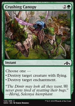 Crushing Canopy - Guilds of Ravnica (Common) [GRN-126]