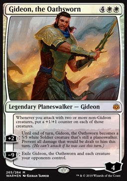 Gideon, the Oathsworn - War of the Spark: Extras (Mythic) [XWAR-265]