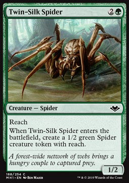 Twin-Silk Spider - Modern Horizons (Common) [MH1-188]