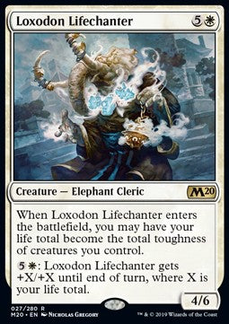 Loxodon Lifechanter - Core 2020 (Rare) [M20-27]