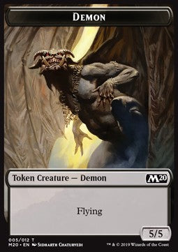 Demon Token (Black 5/5) - Core 2020 (Token) [M20-T05]