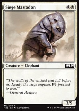 Siege Mastodon - Core 2020: Extras (Common) [XM20-312]