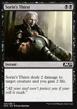 Sorin's Thirst - Core 2020: Extras (Common) [XM20-325]