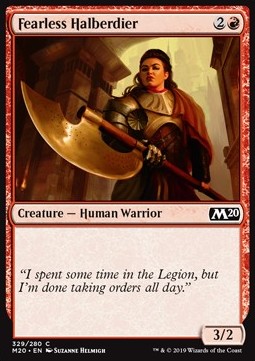 Fearless Halberdier - Core 2020: Extras (Common) [XM20-329]