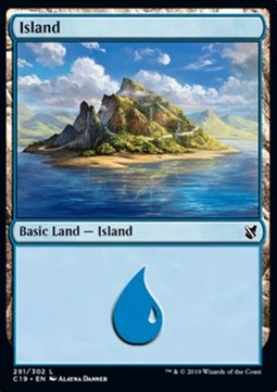 Island (V.1) - Commander 2019 (Land) [C19-291]