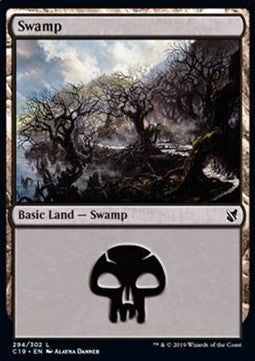 Swamp (V.1) - Commander 2019 (Land) [C19-294]