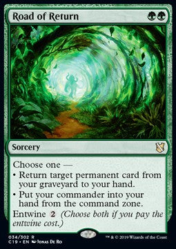 Road of Return - Commander 2019 (Rare) [C19-34]