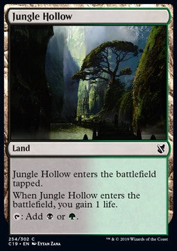 Jungle Hollow - Commander 2019 (Common) [C19-254]