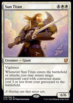 Sun Titan - Commander 2019 (Mythic) [C19-76]