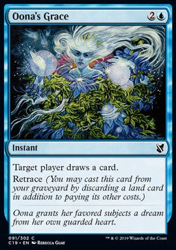 Oona's Grace - Commander 2019 (Common) [C19-91]