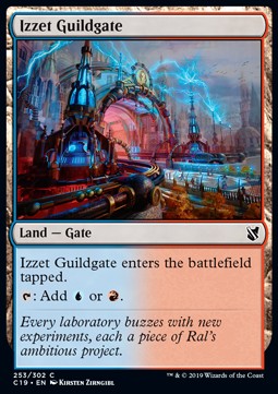 Izzet Guildgate - Commander 2019 (Common) [C19-253]