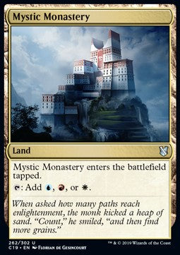 Mystic Monastery - Commander 2019 (Uncommon) [C19-262]