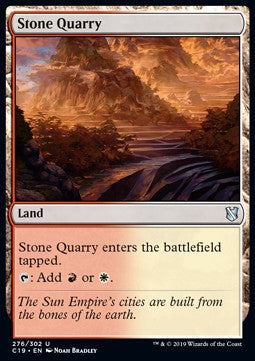 Stone Quarry - Commander 2019 (Uncommon) [C19-276]
