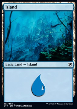 Island (V.3) - Commander 2019 (Land) [C19-293]