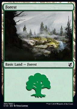 Forest (V.2) - Commander 2019 (Land) [C19-301]