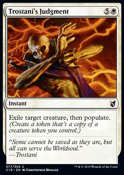 Trostani's Judgment - Commander 2019 (Common) [C19-77]