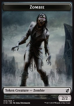 Zombie Token (B 2/2) // Zombie Token (B 2/2) - Commander 2019 (Token) [C19-T 10/11]
