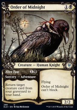 Order of Midnight // Alter Fate - Throne of Eldraine: Extras (Uncommon) [XELD-288]
