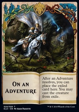 On an Adventure Token - Throne of Eldraine: Extras (Token) [XELD-T20]